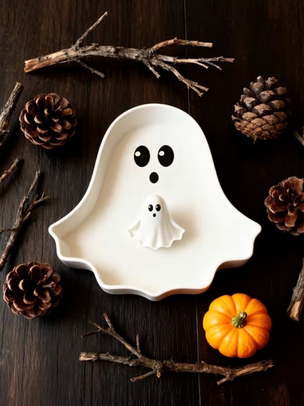 Halloween Ghost plastic candy dish new - Picture 5 of 6